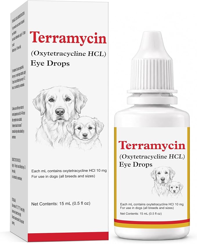 Dog Eye Drops – Supports Healthy Eyes, Relieves Discomfort from Irritation, Supports Clear Vision & Healthy Eyes – Safe for All Dog Breeds & Sizes– (0.5 fl oz)