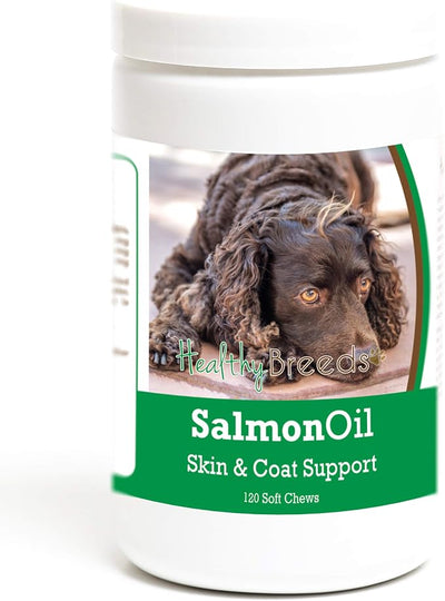 Healthy Breeds American Water Spaniel Salmon Oil Soft Chews 120 Count