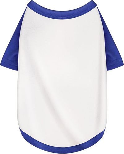 Stylish White Color Block Dog Shirt: Premium Polyester, Comfortable, Breathable, and Wrinkle-Resistant. Perfect Apparel for Small, Medium, & Large Dogs, a Must-Have for Pet Lovers 3XL