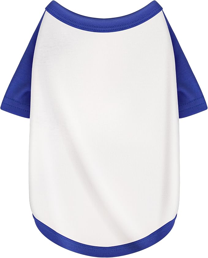 Stylish White Color Block Dog Shirt: Premium Polyester, Comfortable, Breathable, and Wrinkle-Resistant. Perfect Apparel for Small, Medium, & Large Dogs, a Must-Have for Pet Lovers XS