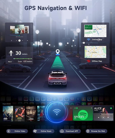 Android Car Stereo for Honda CRV 2007-2011 with Wireless CarPlay Android Auto, Orderich 2G+64G 8” Touchscreen Car Radio Mirror Link GPS Navigation WiFi Bluetooth FM RDS EQ SWC Backup Camera