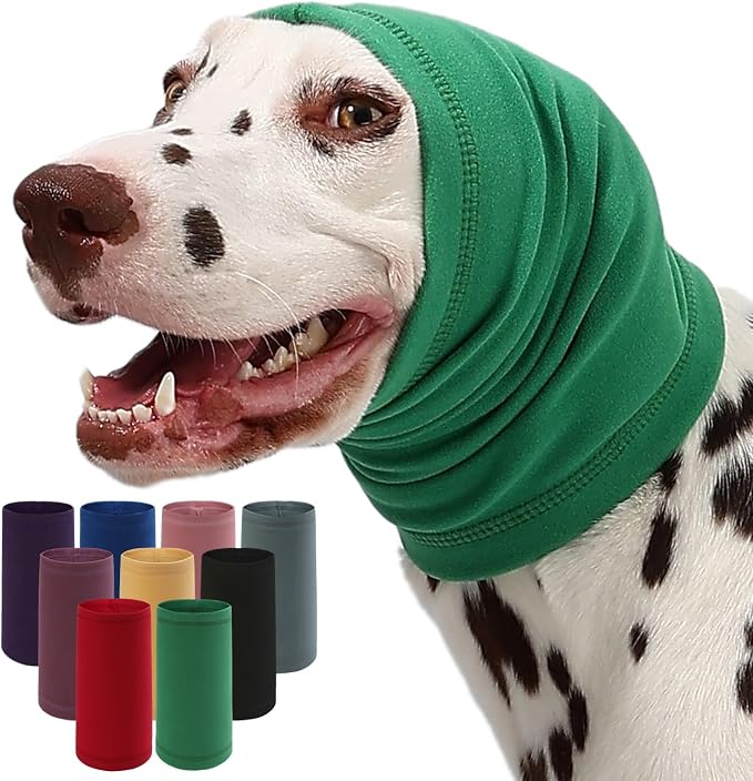 Dog Calming Hoodie Quiet Head Cover Sleeves Anxiety Relief/Noise Protection - Grooming - Thunder - Fireworks