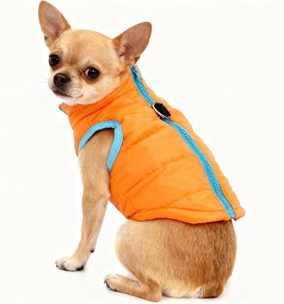 Winter Waterproof Windproof Vest Coat for Small Medium Dogs - Warm Jacket for Cold Weather (Not Suitable for Big Dogs) X-Pink XS