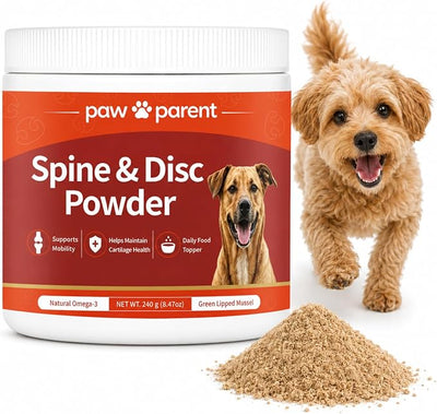 Green Lipped Mussel, Macho S Secret Powder for Dogs, Paw Parent Powder Supplement Multivitamin，1pcs