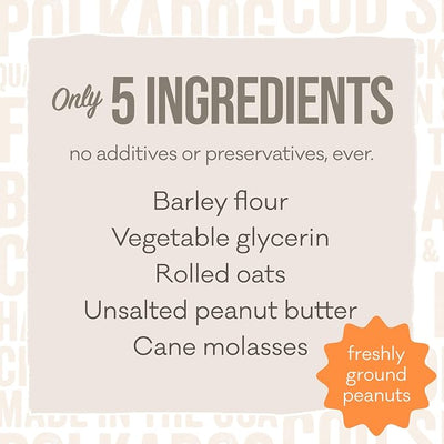 Polkadog Wonder Nuggets 3-Pack Dog Treats - Peanut Butter, Soft & Chewy, Limited Ingredient, Lean Protein & Omega-3 Rich Snacks for Dogs, Great for Training All Breeds, Made in USA - 10oz (3pk)