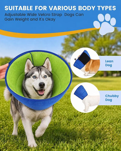Dog Recovery Collar for Dogs After Surgery – Soft Breathable Dog Cone Collar, Lightweight Elizabethan Collar Alternative for Wound Healing, Anti Licking, Comfortable Sleep & Daily Eating,XL