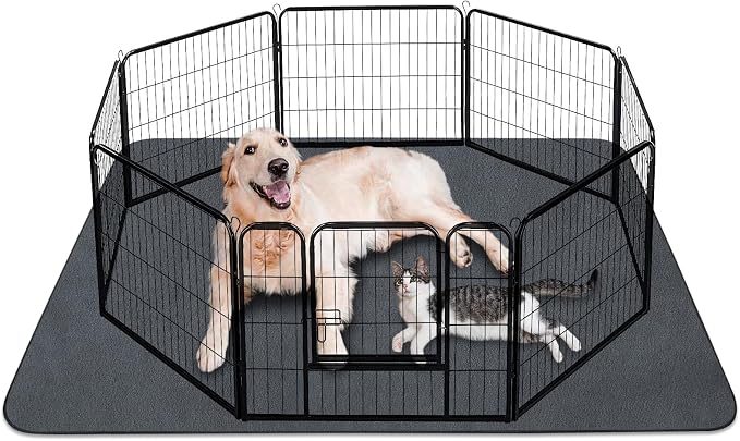 INVENHO Washable Pee Pads for Dogs 60"x48" Reusable Dog Pads Large Upgrade Non-Slip Dog Pee Pads Heavy Absorbency Puppy Pee Pads Quick Dry Whelping Pads/Waterproof Puppy Training Pad
