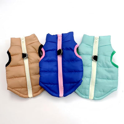 Winter Waterproof Windproof Vest Coat for Small Medium Dogs - Warm Jacket for Cold Weather (Not Suitable for Big Dogs) X-Sapphire XL