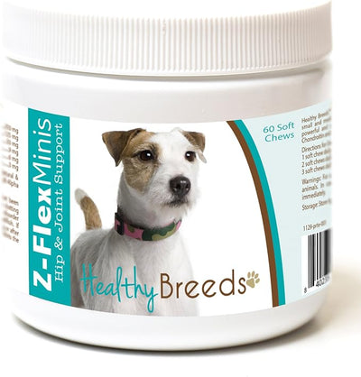 Healthy Breeds Parson Russell Terrier Z-Flex Minis Hip and Joint Support Soft Chews 60 Count
