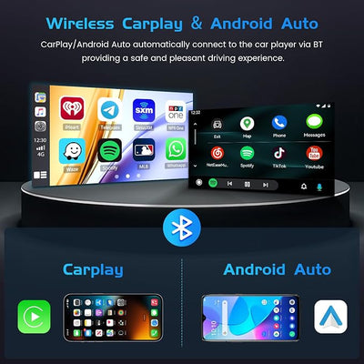 Inefala 4+64G Radio for Mitsubishi Lancer 2007-2012 Android 15 Stereo | 10.1" Incell Touchscreen, Wireless CarPlay/Android Auto, GPS, Bluetooth, EQ, 15UI, Free Backup Camera