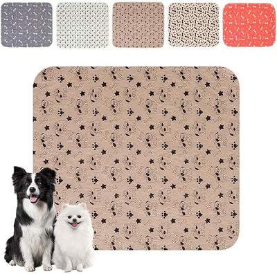 Puppy Pads for Dogs, 2026 New Washable Puppy Pads with Pheromones, Pee Pads for Dogs & Cats, Durable Leak-Proof & Anti-Slip Pet Training Pads for Home & Travel, Reusable (Brown, 27.6" x 31.5")