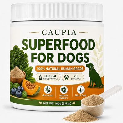 Superfood for Dogs – Daily Greens Powder for Digestion, Immune Support, Skin & Coat, Joint Health – Natural Dog Food Formula