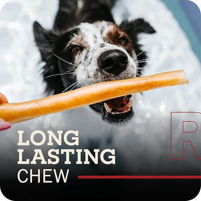 Redbarn Pet Products All-Natural Small 6" Beef Collagen Sticks for Dogs - Long Lasting Low-Odor Alternative to Traditional Rawhide & Bully Sticks - Supports Healthy Joints, Skin, & Coat - 10 Pack