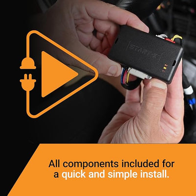 Start-X Remote Starter Kit for Ford Transit 150, 250, 350 (2015, 2016, 2017, 2018, 2019) Vehicles with Key Ignition | Plug & Play Install | Use Your OEM Key Fob | Zero Wire Splicing