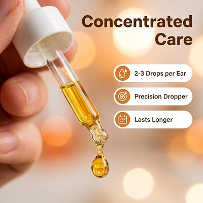 Dog Ear Drops for Infection & Yeast – Ear Meds for Dogs, Itch & Wax Removal, Shaking Head Relief, Alcohol-Free Ear Cleaner for Puppies | 1 oz