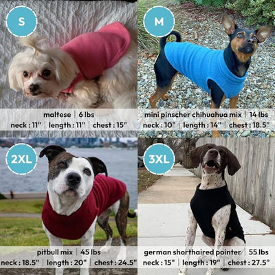 Gooby - Stretch Fleece Vest, Pullover Fleece Vest Jacket Sweater for Dogs, Red, X-Large