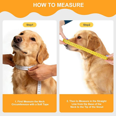 Sponge Core Dog Cat Cone Collar for After Surgery Recovery, Inflatable Dog Cone Alternative, Lainergie Dogs Donut Collar Adjustable with 2PCS Cover for Large Medium Small Dogs Cats (Grey+Yellow, L)