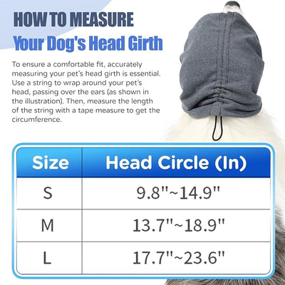 Dog Calming Hoodie, Reducing Noise Wrap, Dog Ear Muffs Noise Protection