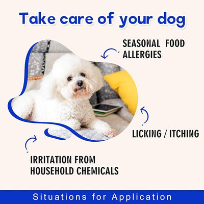 Dog Allergy Relief Chews – Vet Formulated Itch Relief for Dogs with Seasonal Allergies, Skin Health & Immune Support – Natural Anti-Itch Supplement with Multivitamins for Hot Spots – 120 Chews