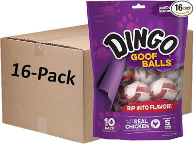 Dingo Goofballs Chicken & Rawhide Chews
