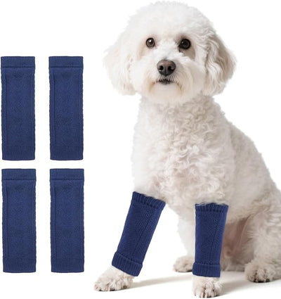ROZKITCH 4 PCS Anti Licking Sleeve for Cats, Elbow Sleeve Scratching Prevention Protection Wraps