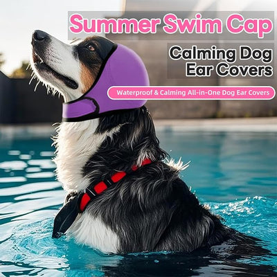 Dog Ear Muffs Noise Protection, Stress-Reducing, Comfortable, Perfect for Thunderstorms, Noise,Vet Visits & Preventing Water
