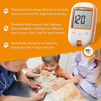 iPet PRO Blood Glucose Test Strips (Blood Glucose 25 ct. Test Strips)
