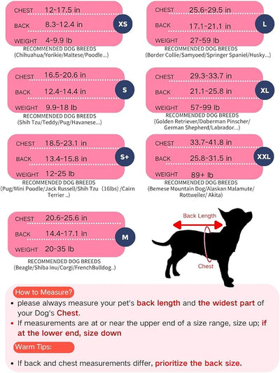 Soft Recovery Suit for Female/Male Dog Cat After Spay/Neuter Surgery, Bandana Set Included, E-Collar Cone Alternative Anti Licking Abdominal Wounds, Small Dogs Full Body Onesie, Pet Onesies Bodysuit