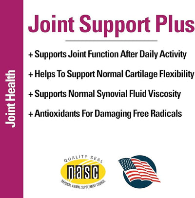 Vet Classics Joint Support Plus Dog Supplement - Hip Health Supplement for Dogs – Alleviates Aches and Discomfort - For Flexibility, Healthy Joint Function in Canines – Antioxidants – 120 Soft Chews