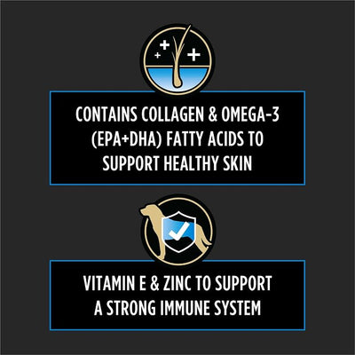 Purina Pro Plan Veterinary Skin Care Soft Chew Dog Supplements with Omega-3 Fish Oil, EPA, DHA to Support Seasonal Allergies & Strong Immune System - (Pack of 1) 30 ct. Pouches