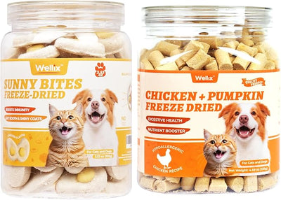 Wellix SunnyBites Freeze Dried& Chicken & Pumpkin Raw Treat