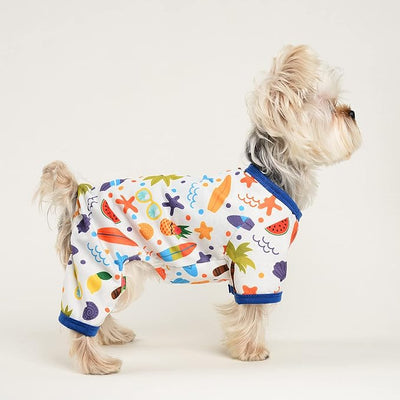 Dog Pajamas Pjs Soft Stretchy Dog Clothes for Small Dogs Girl Boy Medium Size Dogs Spring Summer Puppy Clothes Doggie Onesies Cat Pet Jammies Outfit