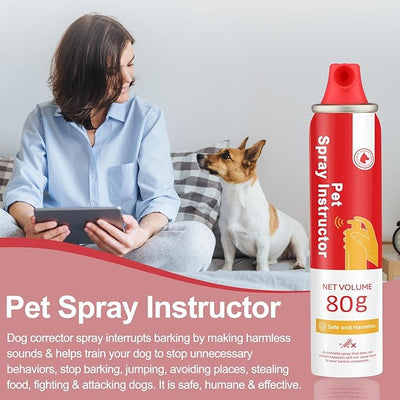 KDSZJDV Corrector Spray Dog Trainer, 80ml 2 Pack Corrector Spray for Dogs to Stops Barking, Jumping Up Attacks & Unwanted Dog Behaviour Humane Effective