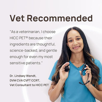 HICC PET Toothbrush for Cats & Small Dogs, Vet-Recommended Ergonomic Pet Toothbrush for Easy Teeth Cleaning, Gentle on Gums, Cat & Dog Dental Care, Improves Oral Hygiene. Toothpaste Not Included