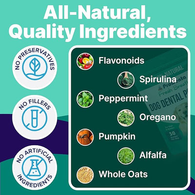 Pup Labs ProDenta Fresh Breath for Dogs, All-Natural Dog Breath Freshener, Dog Dental Powder Made in USA, 30 Servings