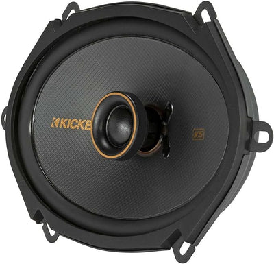 KICKER 51KSC6804 KS-Series 6x8 Coaxial Speakers with .75" tweeters, 4-Ohm, Pair
