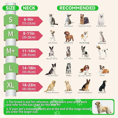 Upgraded Inflatable Dog Cone Collar with Transparent Anti-Licking Shield, Adjustable Elizabethan Collar for Medium Large Dogs, 2-in-1 Design with Detachable Shield and Soft Padding (XL, Watermelon)