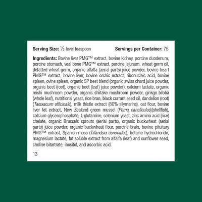 Standard Process Canine Hepatic Support - Dog Supplement to Aid Liver Health - Hepatic Immune Function & Liver Metabolism Support Supplement - Powder Supplement for Dogs - 110 g