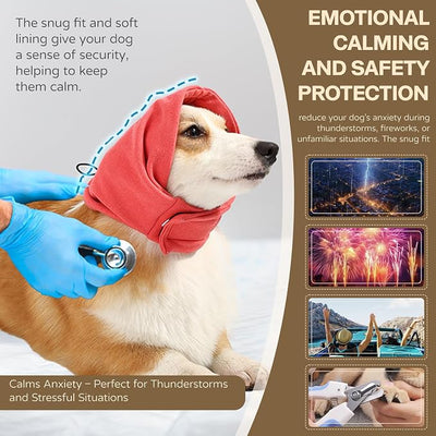 Dog Head Ear Warp Relief Ear Muffs Noise Protection