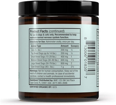 Bark & Whiskers Organic Vitamin B Complex - B Vitamins for Energy & Nervous System Support - for Cats & Dogs - USDA Certified - 0.85 oz