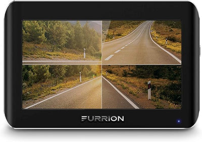 Furrion Vision S Wireless RV Backup Camera System with 5-Inch Monitor, 1 Rear Sharkfin, Infrared Night Vision, Wide-Angle View, Hi-Res, IP65 Waterproof, Motion Detection, Microphone - FOS05TASF