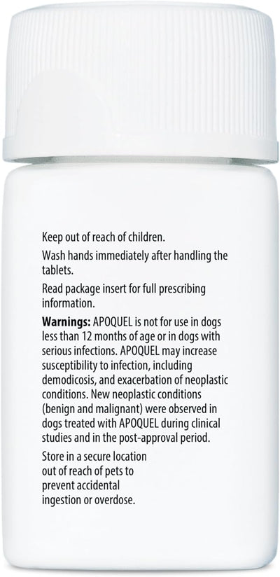 Apoquel (oclacitinib Tablet) for Dogs, 3.6 mg, 30 Tablets