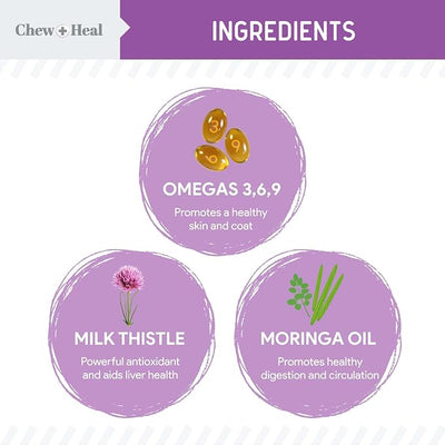 Milk Thistle for Dogs Liver Support - 2 oz Liquid Milk Thistle Supplement for Kidney and Liver Support - with Wild Alaskan Salmon Oil and Moringa Oil - Made in USA