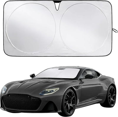 Econour Windshield Sunshade for Aston Martin DBS, DBS Superleggera 2008-2019, 2020, 2021 Sun Visor for Front Window Sun Shade Cover, UV Blocker & Protector, Car Accessories