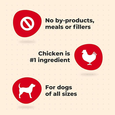 Milk-Bone Pill Pouches Dog Treats with Real Chicken, 30 Count Bags (Pack of 4)