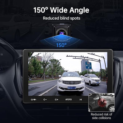 ATOTOZONE AC-HD02LR 720P HD Backup Camera with Live Rear View,150º Wide-Angle,Night Vision, IP67 Waterproof,Only Compatible with A5, A6, F7, S8, X10,V10 Series