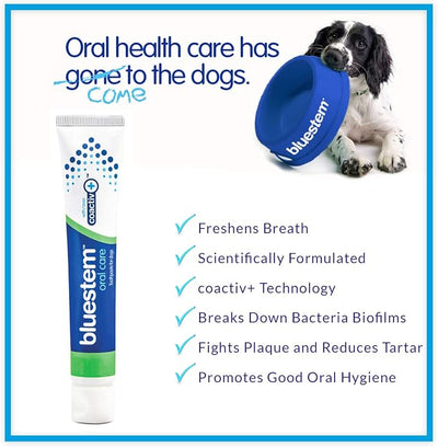 Dog Toothpaste : Vanilla Mint Flavor Tooth Paste for Dogs. Teeth Brushing Cleaner Pet Breath Freshener Oral Care Dental Cleaning Kit. Tartar & Plaque Remover Brushes