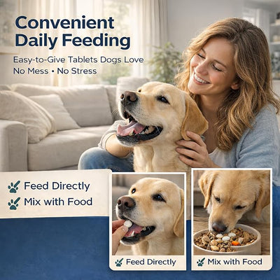 Dewormer for Dogs, Fenbendazole for Tapeworms, Roundworms & Hookworms, 22.2% (222 mg/g) Tablets