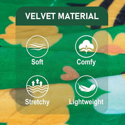 KYEESE Dog Pajamas Little Bee Pets Onesie Velvet Pets Pjs Stretchy Pet Coat Dog Pajamas Small Sized Dogs Dogs Clothes Soft Doggie Jammies Comfy Puppy Onesie Pet Costume, Medium