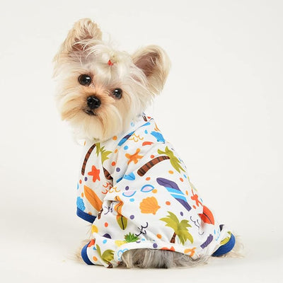 Dog Pajamas Pjs Soft Stretchy Dog Clothes for Small Dogs Girl Boy Medium Size Dogs Spring Summer Puppy Clothes Doggie Onesies Cat Pet Jammies Outfit